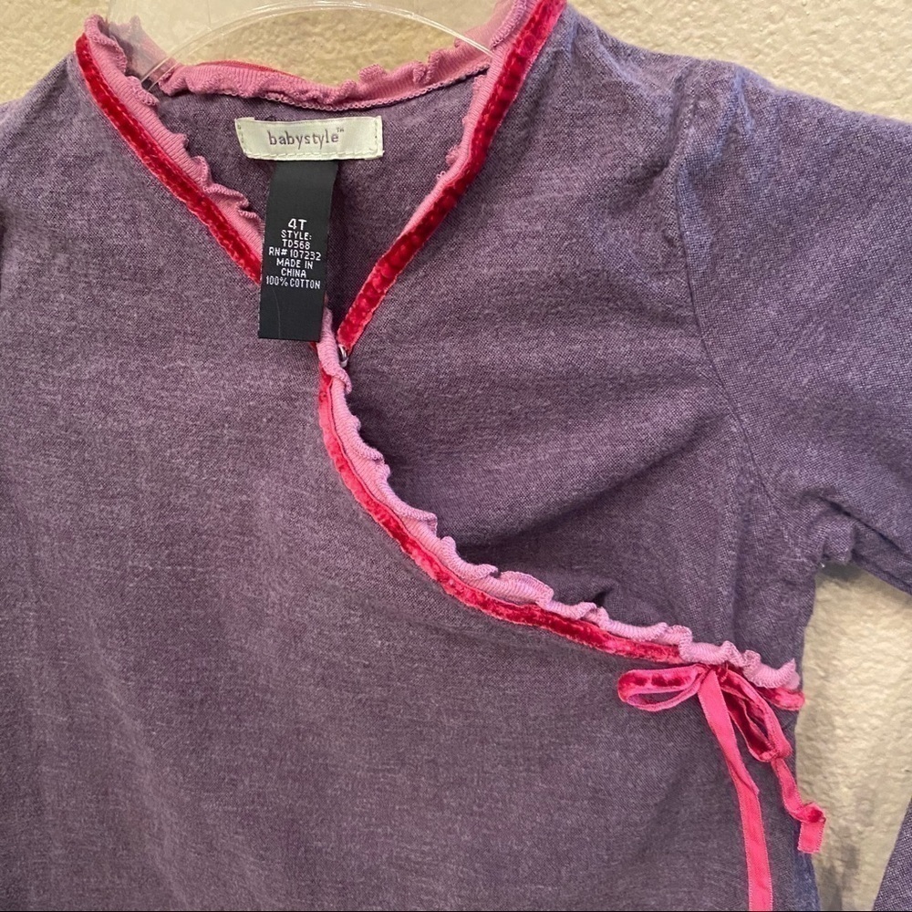 BABYSTYLE Girls Toddler Lavender Dress Size 4T - Picture 8 of 8